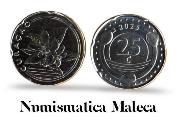 Curacao 25 Cents 2025 CW000465 Unc