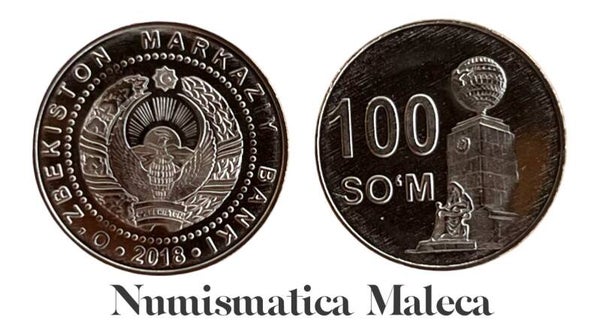 Uzbequistan 100 Som 2018, Unc