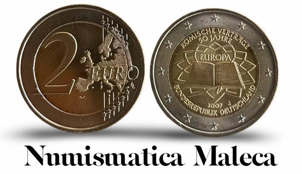 Alemania 2 euros 2007-J Km259 Unc
