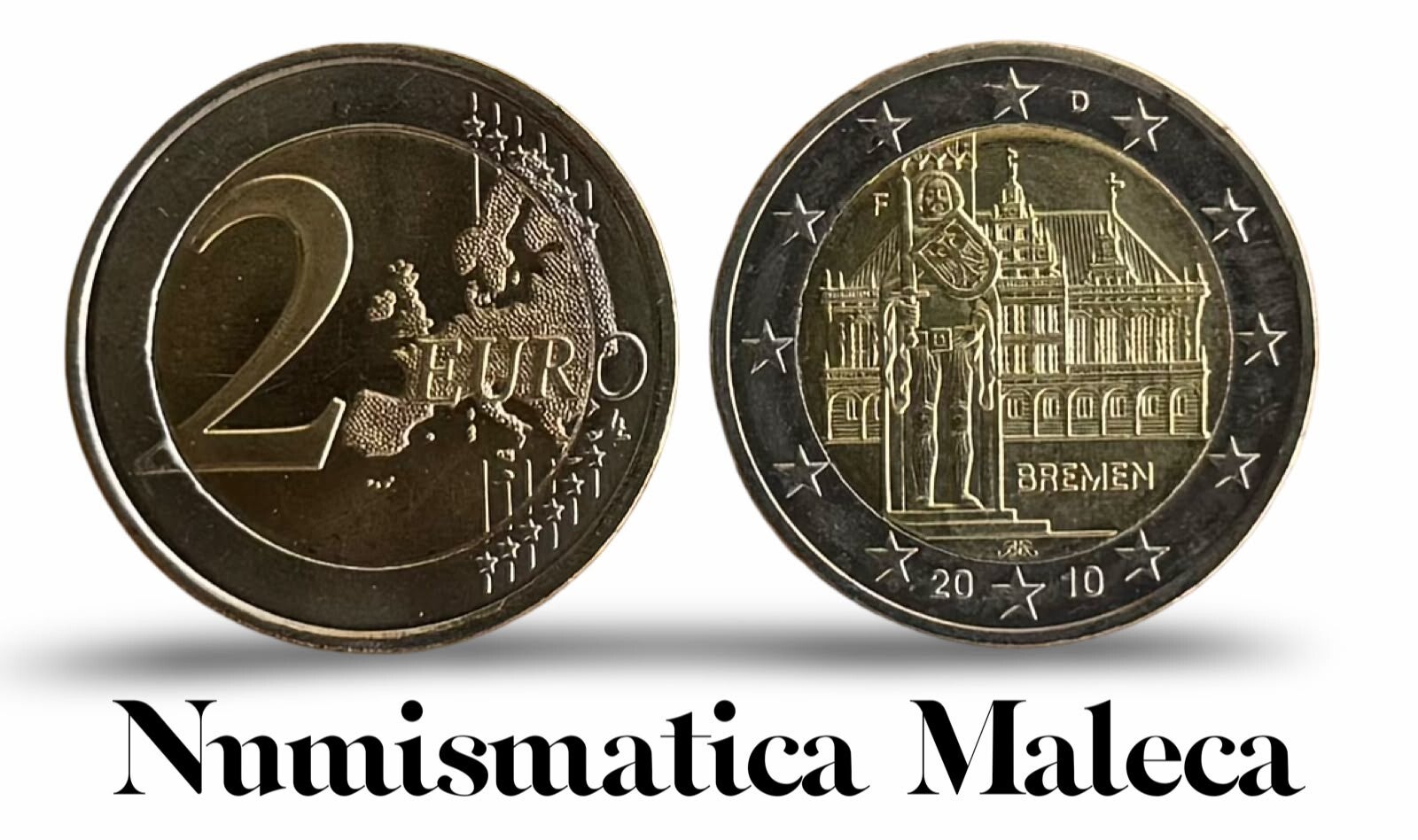Alemania 2 euros 2010, Km285 Unc