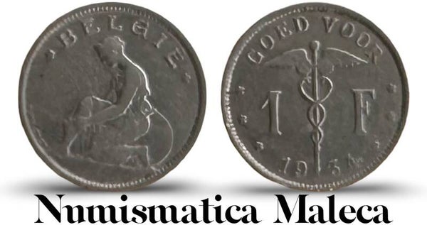 Belgica 1 Franc 1934, Km90 Fina
