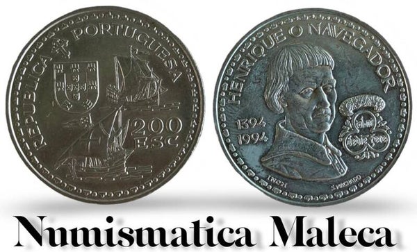 Portugal 200 Escudos 1994 km670 Aunc