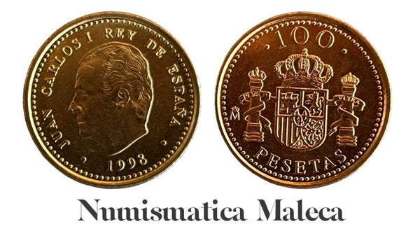 España 100 Pesetas 1998, Km989 Unc