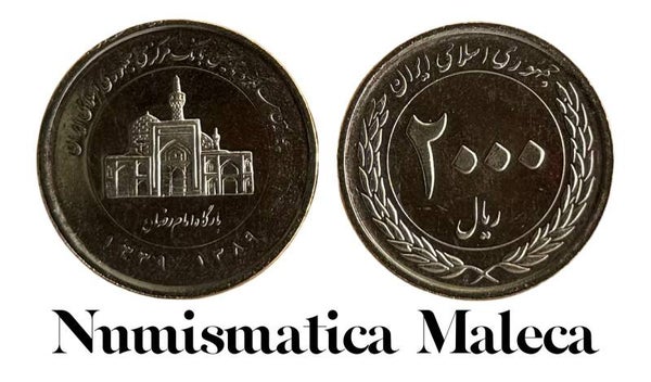 Iran 2000 Rials 2010 Km1276 Unc