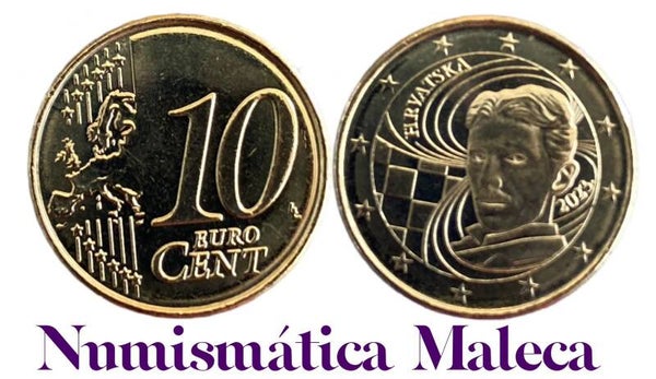 Croacia  10 Cents 2023, Km138 Unc