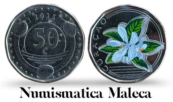 Curacao 50 Cents 2025, CW0000056 unc