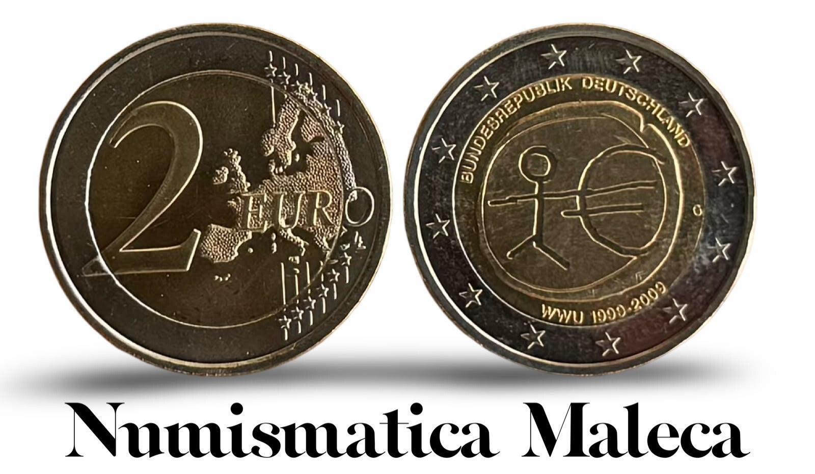 Alemania 2 Euros 2009, Km277 Unc