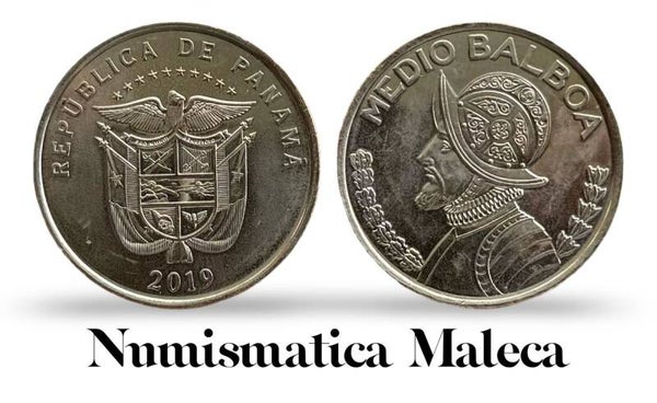 Panama 50 Centesimos 2019, Km129 Unc