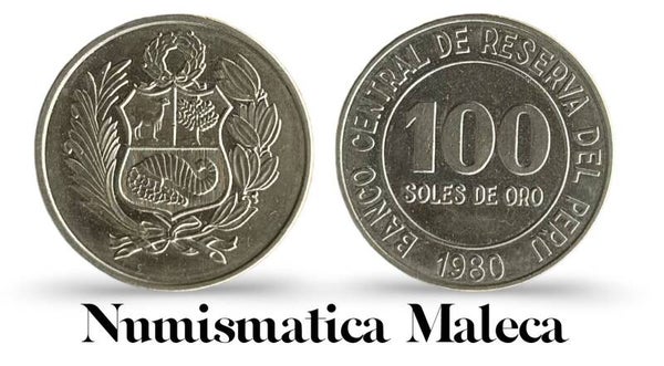 Peru 100 Soles 1980, Km283 XF