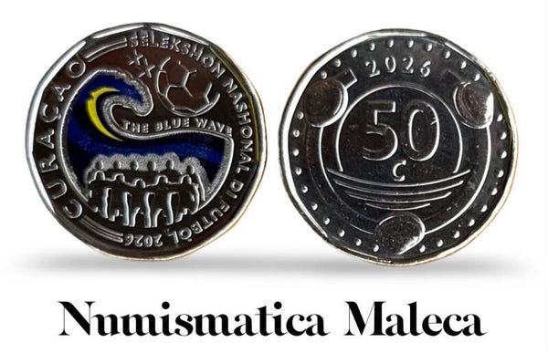 Curacao 50 Cents 2026, CW00057  Unc
