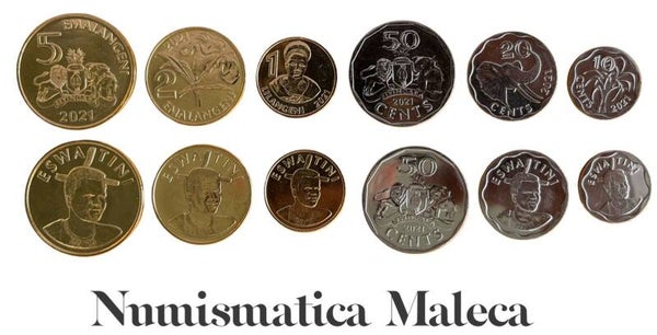 Swazilandia Set 6 Monedas Unc