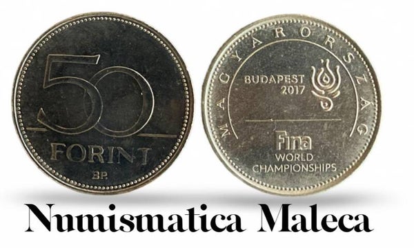 Hungria 50 Forint 2017, Hungary FINA World Championsip