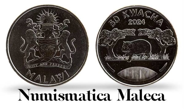 Malawi 50 Kwachas 2024, MW320 Unc