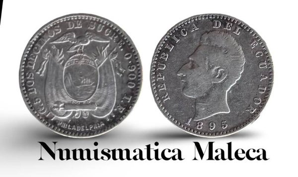 Ecuador 2 Decimos 1895, Km51 Pata