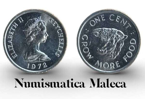 Seychelles 1 Cents 1972, Km17 Unc FAO