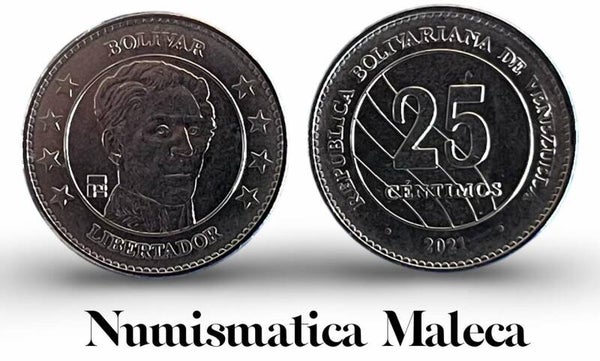 Venezuela 25 centimos 2021 digital (AMERICA)