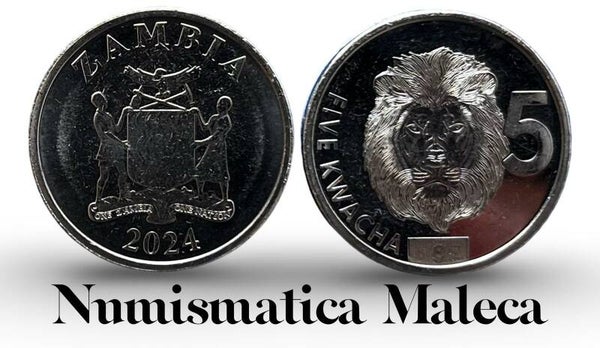 Zambia 5 Kwachas 2024 ZM-000479 Unc