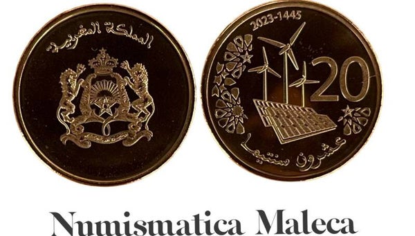 Marruecos 20 Santimat 2023 Unc