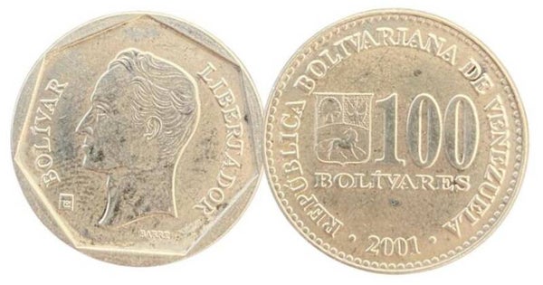 Venezuela 100 Bolivares 2001  (AMERICA)