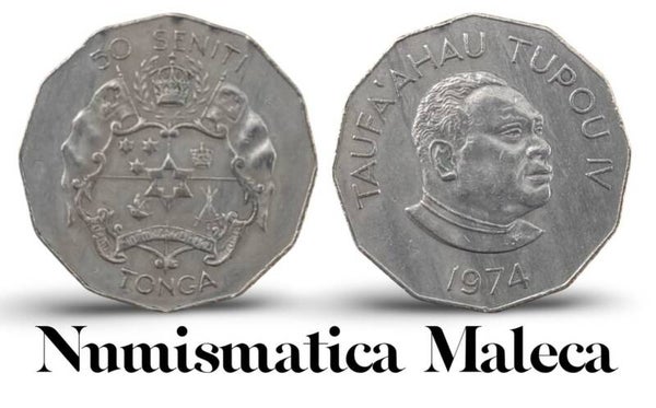 Tonga 50 Senti 1974, Km41 fina