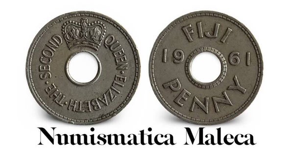 Islas Fiji 1 Penny 1961, Km21 XF