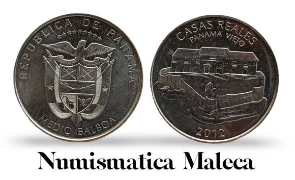 Panama 50 Centesimos 2012 , Km143 Unc
