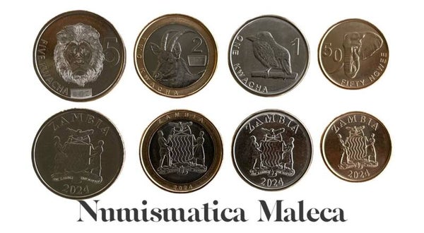 Zambia Set 6 Monedas Unc