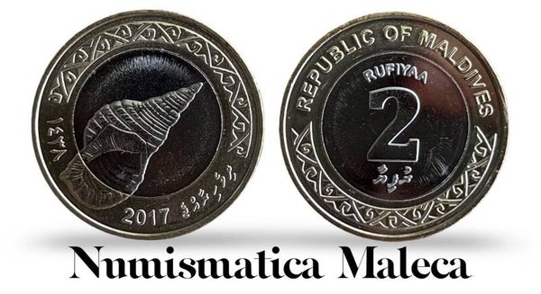 Islas Maldivas 2 Rufiyaa 2017, Km116 Unc