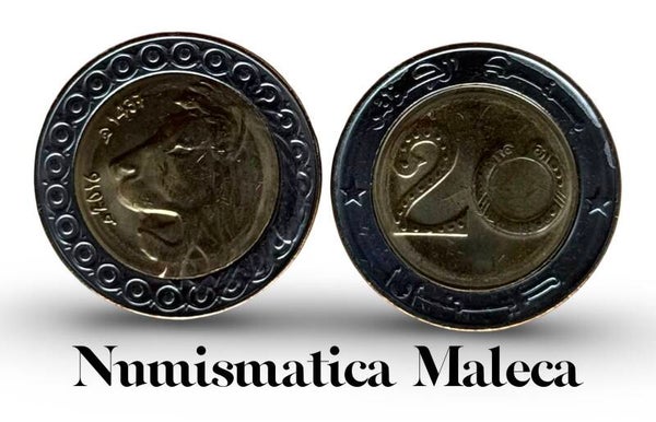 Algeria 20 Dinar 2016 Km125 Unc