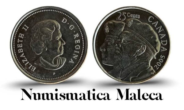 Canada 25 Cents 2005, Km535 Unc