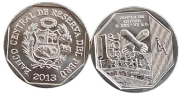 Peru 1 sol 2013, km372 (Templo de Kotosh) Unc