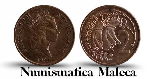 Nueva Zelanda 2 Cents 1987, Km59 Fina