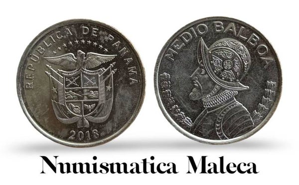 Panama 50 Centesimos 2018, Km129 Unc