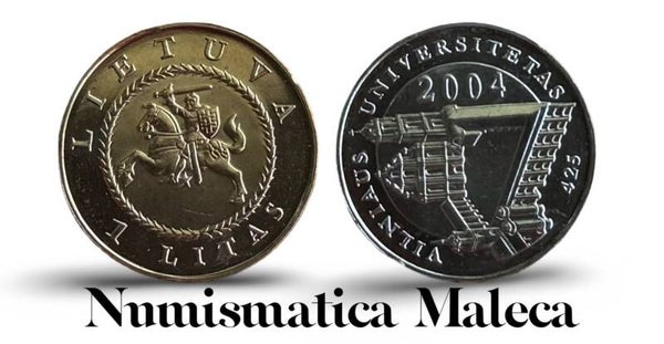 Lithuania 1 Litas 2004m Km137 Unc