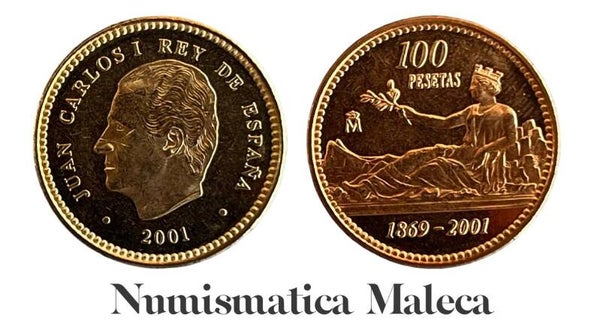 España 100 Pesetas 2001, KM1016 Unc