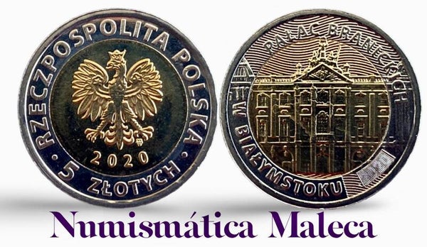 Polonia 5 Zlotych 2020, PL-002758 Unc (europa)