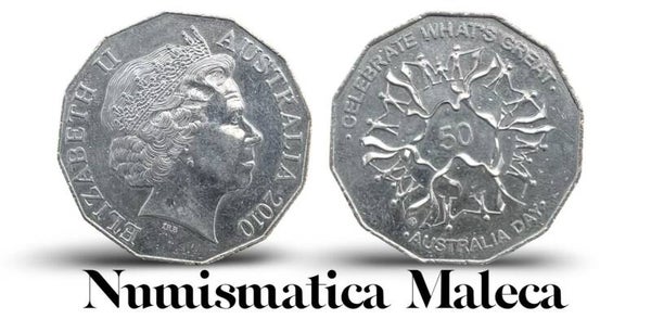 Australia 50 Cents 2010, Km1525 Fina