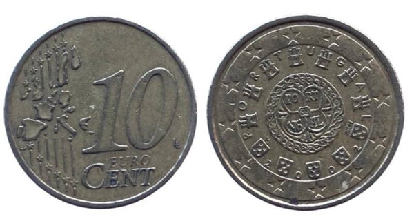Portugal 10 Cents 2009 (EUROPA)