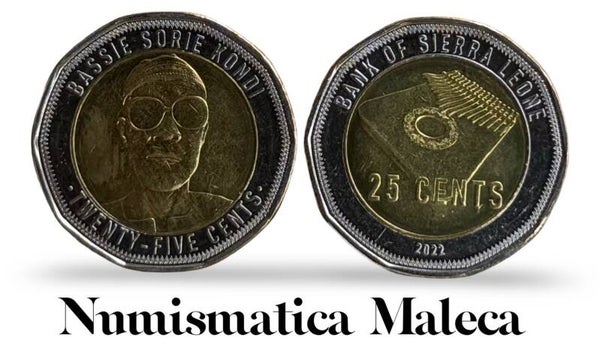 Sierra Leona 25 Cents 2022, Km506 Unc