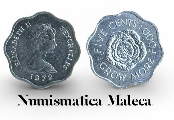 Seychelles 5 Cents 1972, Km18 FAO