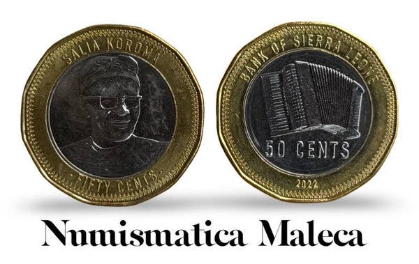 Sierra Leona 50 Cents 2022, Unc