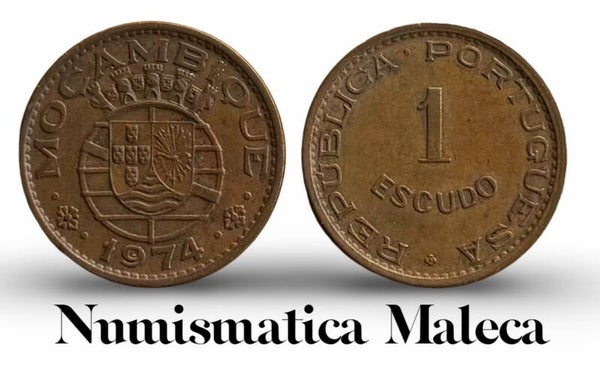 Mocambique 1 Escudo 1974, Km82 Fina