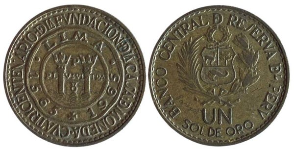 Peru 1 Sol de oro 1965 (America)
