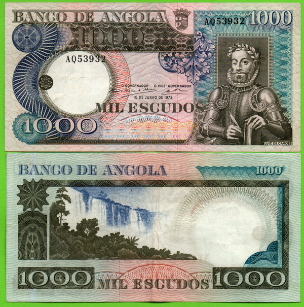 Angola 1000 Escudos 1973, P-108 Xf
