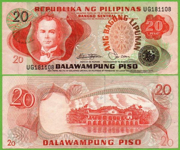 Filipinas 20 Piso 1978, P-162a Au