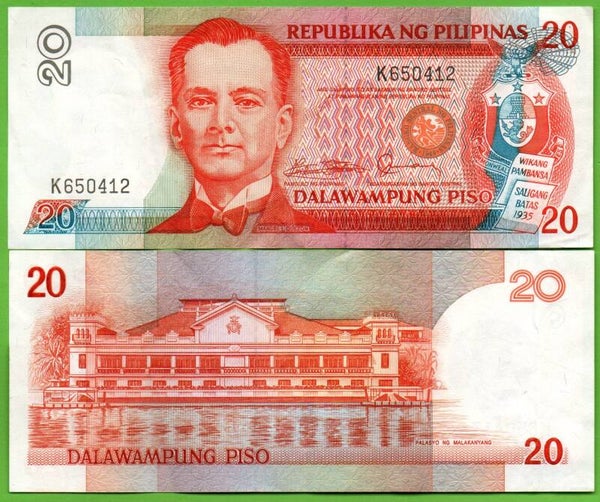 Filipinas 20 Piso 1985, P-170a VF-XF