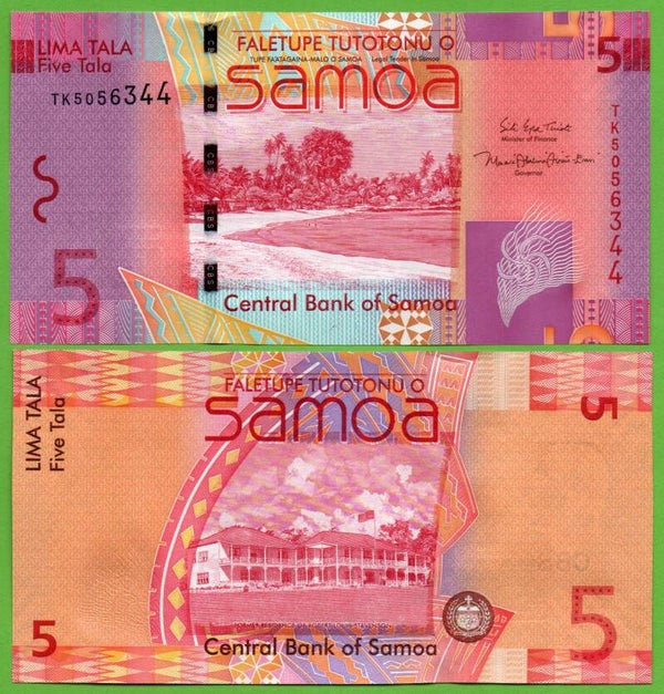 Samoa 5 Tala 2008, P-38c Unc