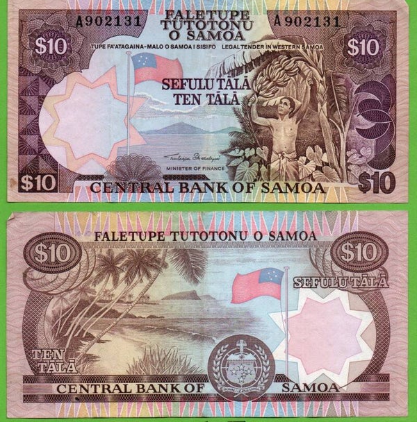 Wester Samoa 10 tala 2005, P-34b XF