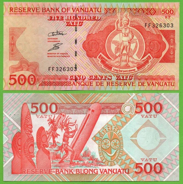 Vanuatu 500 Vatu 2006, P-5B Unc