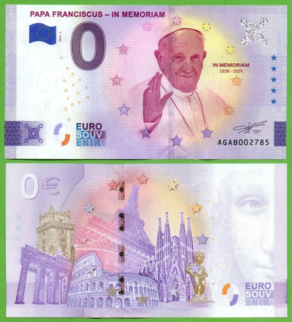 Europa 0 Euros 2025 Papa Francisco